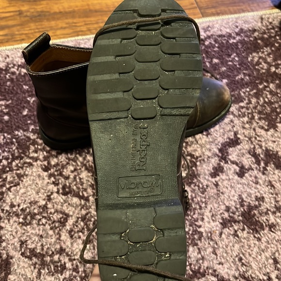 Rockport Brown Leather Lace-up boots Sz 5 - Picture 4 of 4